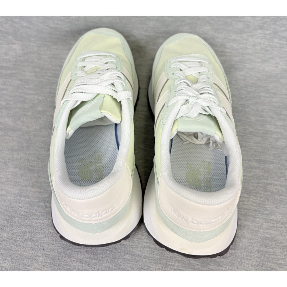 New Balance 237 Womens 9.5 Mint Green Cream Grey White Running Sneakers - Picture 5 of 11